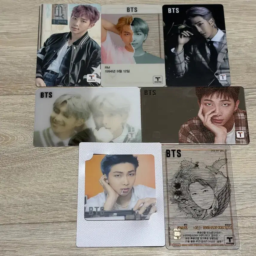 [BUNJANG] BTS RM T-money Card Bundle Set / [일괄] BTS 방탄소년단 티머니 RM 김남준 카드 판매합니다