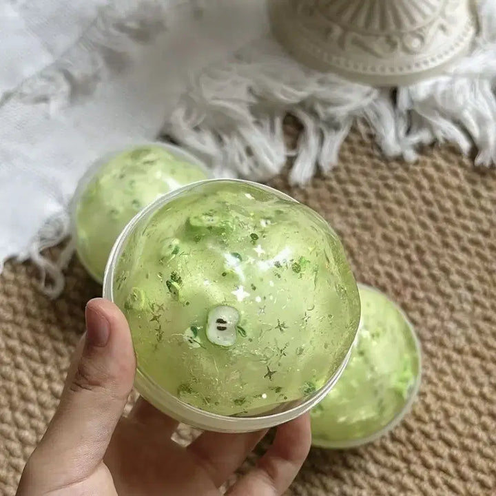 [BUNJANG] Green Apple Squishy Toy / (새상품) 청사과 왁뿌볼 왁뿌 샤오홍슈 슬랑이 말랑이 청사과 슬랑이 크런치 말랑이