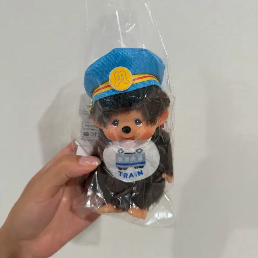 [BUNJANG] Monchhichi Train Conductor Keychain / 무배 새상품/몬치치 트레인 기차 기관사 키링