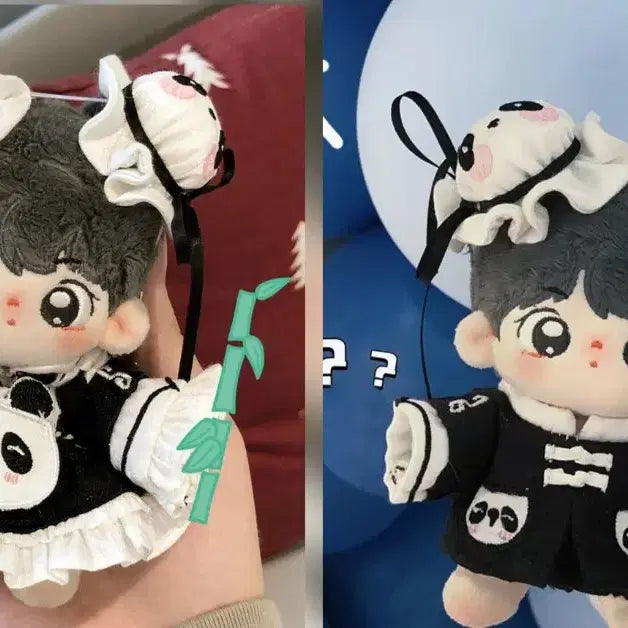 [BUNJANG] 10cm Doll Clothes Panda Chef Outfit / [원가이하] 10cm인형옷 팬더주방장 판다주방장 특전 포함