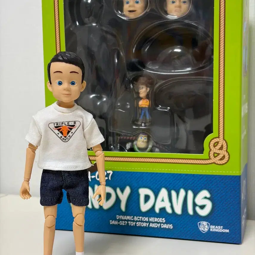 [BUNJANG] Disney Pixar Toy Story Andy Action Figure (Damaged) / 토이스토리 비스트킹덤 앤디(하자있음)