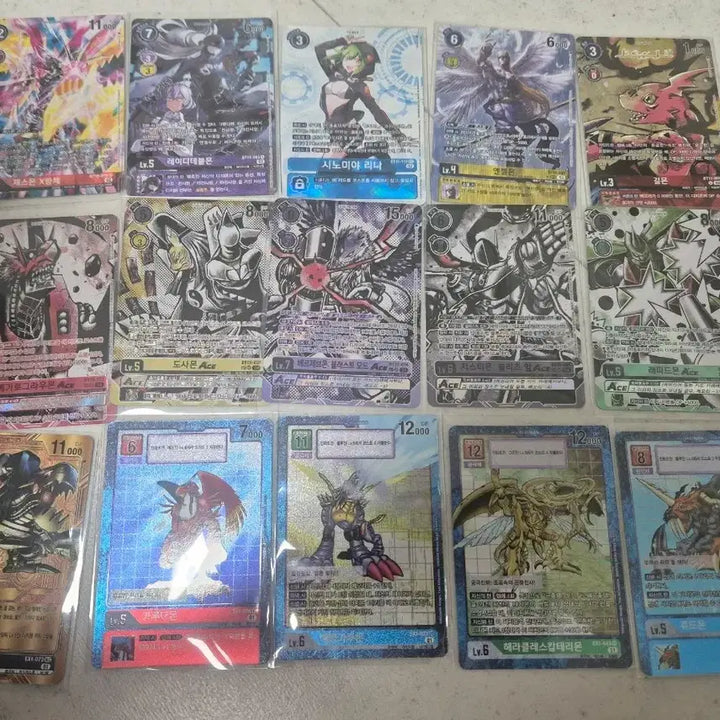 [BUNJANG] Digimon Card Korean Parallel Rare Secret Digimon Geo Set Bundle 40 Cards / 디지몬카드 한글판 페러렐 희소시크디게오등 일괄 40장
