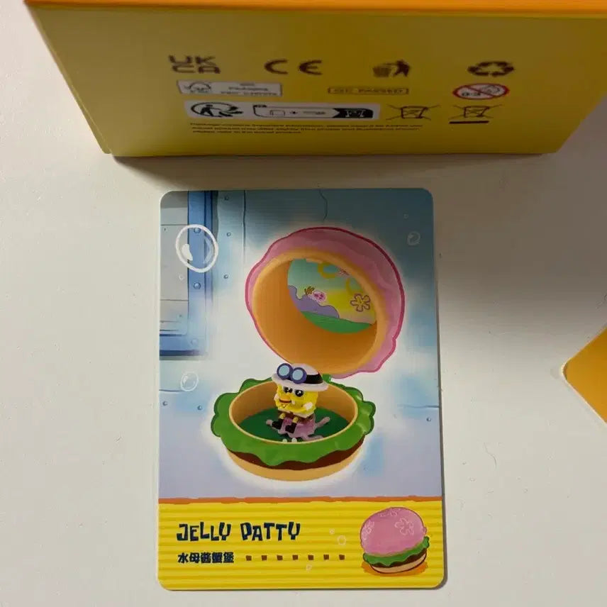 [BUNJANG] Pop Mart SpongeBob Krabby Patty Jelly Patty Figure / 팝마트 스폰지밥 크래비패티 젤리패티