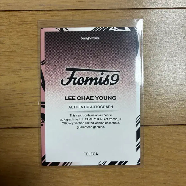 [BUNJANG] fromis_9 Lee Chaeyoung Limited Edition 15-Card Auto Signed Photocard Set / 프로미스나인 테레카 이채영 오토싸인15장 한정