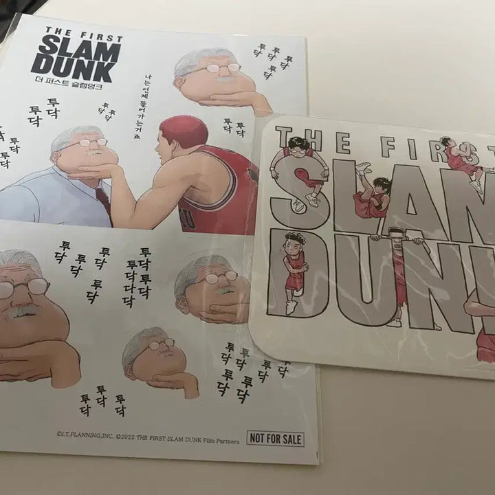 [BUNJANG] The First Slam Dunk Movie Limited Edition Image Board + Sticker Set / 극장판 더 퍼스트 슬램덩크 특전 이미지보드 + 스티커