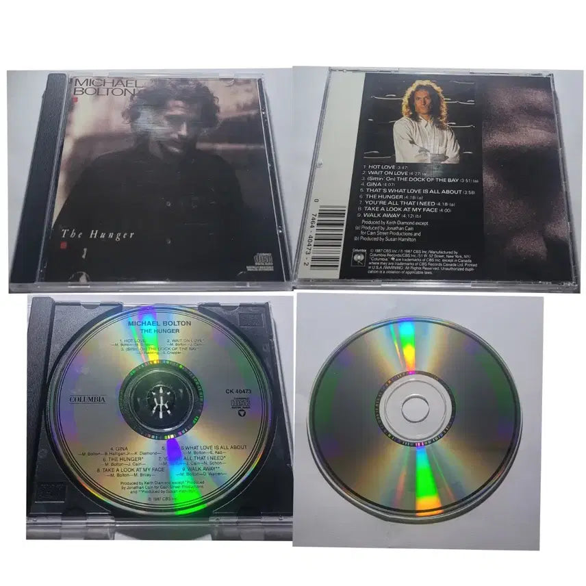 [BUNJANG] Bryan Adams Reckless &amp; Michael Bolton 1987 US CD Bundle Set / (일괄/가격 내렸음) 팝송 시디 2장 팔아요~