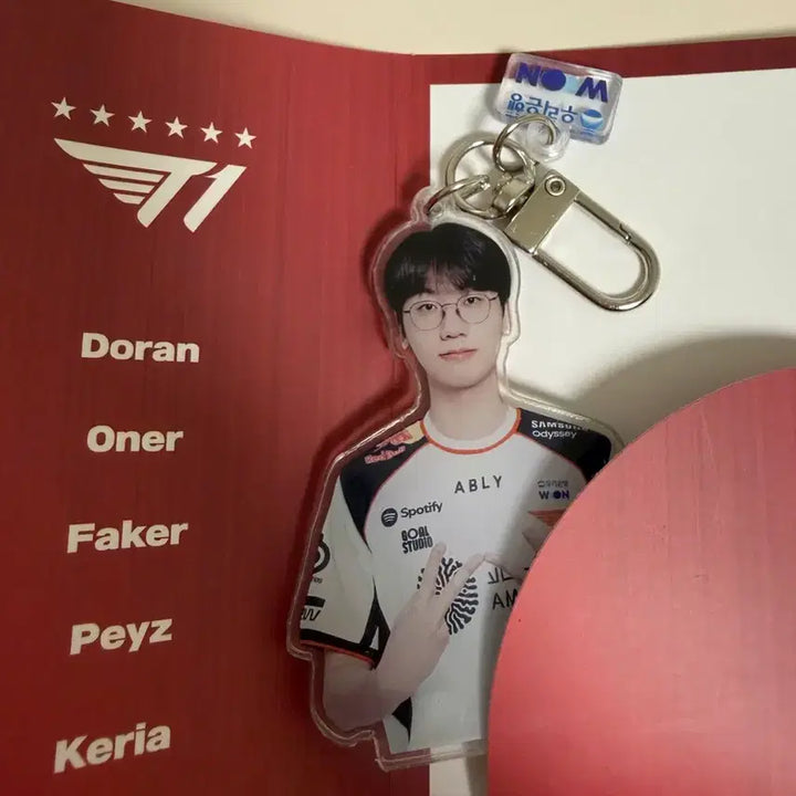 [BUNJANG] T1 Zeus &amp; Oner Woori Bank Collaboration Keychain / 티원 T1 도란&amp;오너 우리은행 키링 일괄 판매