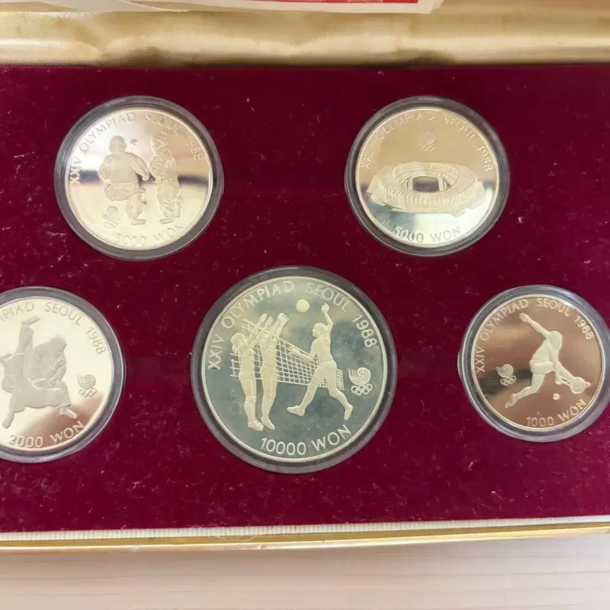[BUNJANG] 1988 Seoul Olympic Commemorative Coin Set (2nd Issue) / 서울 1988 올림픽 기념주화 2차 세트 판매합니다