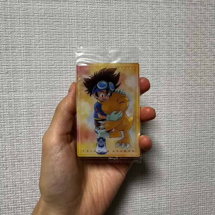 [BUNJANG] Digimon Wafer Card Tai Kamiya / Agumon / 디지몬 웨하스 NO.1 신태일/아구몬
