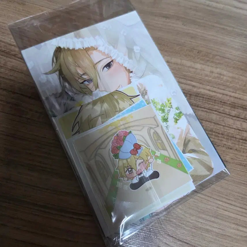 [BUNJANG] Ensemble Stars Hakaze Kaoru Birthday Cafe Goods Set (Postcard, Photocard, Sticker, Coaster) / 앙스타 하카제 카오루 생카 전프레 엽서 포카 스티커 종이 코스터