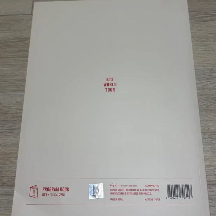 [BUNJANG] BTS LOVE YOURSELF Speak Yourself Program Book / BTS 방탄소년단 럽셀콘 프로그램북 LOVE YOUR SELF