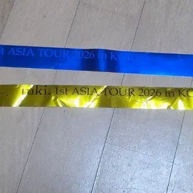[BUNJANG] Tsuki 1st Asia Tour 2026 Long Tape Bundle Set / 츠키 tuki. 긴테 파랑 금색 45 일괄판매