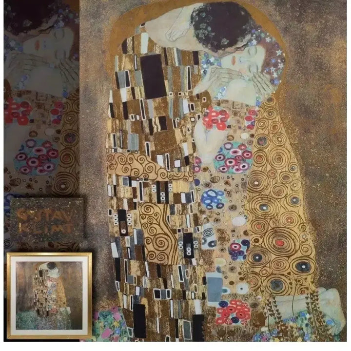 [BUNJANG] Gustav Klimt "The Kiss" Framed Art Print / 구스타프 클림트 키스 명화 액자