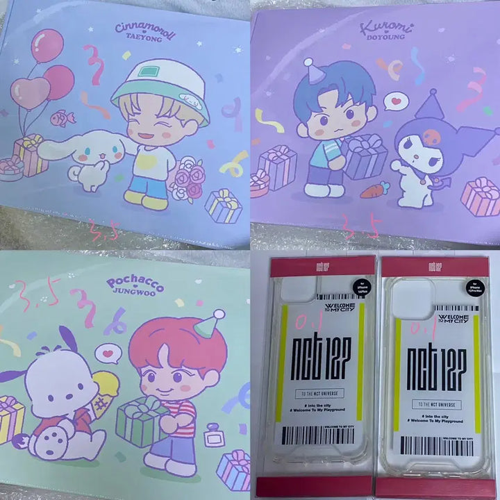 [BUNJANG] NCT 127 Taeyong Doyoung Jungwoo Sanrio Party Package Photocard Set / nct127 태용 도영 정우 굿즈 엠디 판매 양도 앤시티127