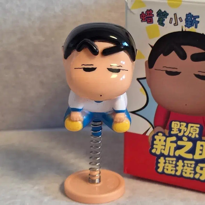 [BUNJANG] Crayon Shin-chan Spring Stand Figure - Chocobi, Waniayama, Buriburi, Megu, Osunam / 새상품) 짱구 스프링 스탠드 피규어 자동차 와니야마 부리부리 맹구 오수남 초코비 키링 인형