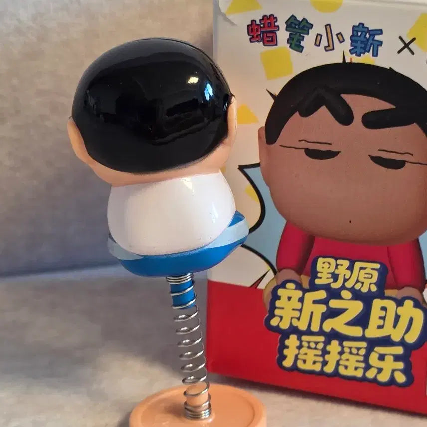 [BUNJANG] Crayon Shin-chan Spring Stand Figure - Chocobi, Waniayama, Buriburi, Megu, Osunam / 새상품) 짱구 스프링 스탠드 피규어 자동차 와니야마 부리부리 맹구 오수남 초코비 키링 인형