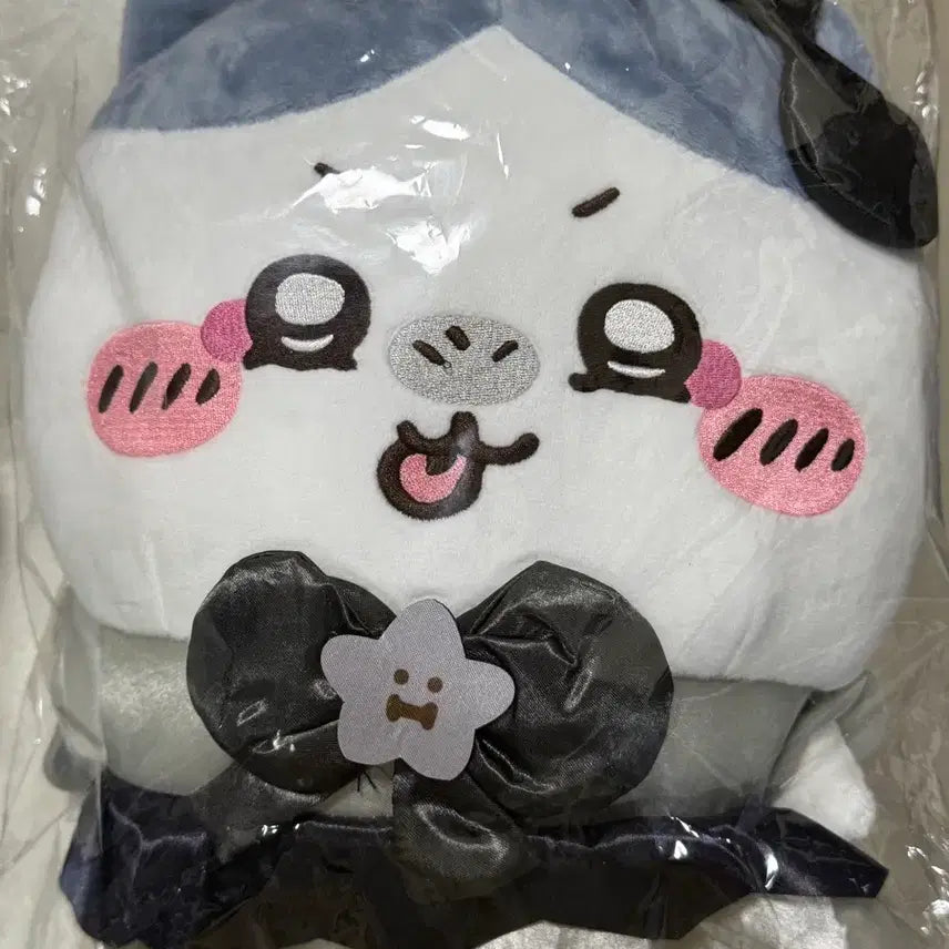 [BUNJANG] Monjakku Genuine Chomaigical Blackened Version Hachware Big Size Plush New / 먼작귀 정품 초매지컬 흑화버전 하치와레 빅사이즈 누이 새상품