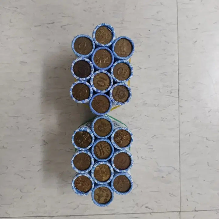 [BUNJANG] Vintage &amp; Current Year Coin Rolls (Uncirculated) / 구)10원동전 70~현)연도별 신협미개봉20롤 각,10롤씩판매함