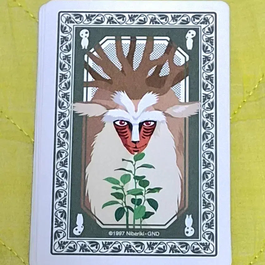 [BUNJANG] Studio Ghibli Princess Mononoke Trump Card Set / 지브리 원령공주 모노노케히메 트럼프카드