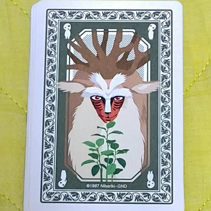 [BUNJANG] Studio Ghibli Princess Mononoke Trump Card Set / 지브리 원령공주 모노노케히메 트럼프카드