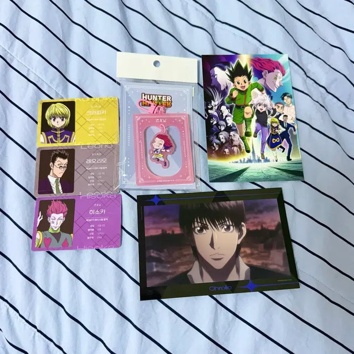 [BUNJANG] Hunter x Hunter Hisoka Acrylic Keyring (Aniplex Pop-Up) / 헌터헌터 애니플러스 팝업 히소카 아크릴 키링 포토카드