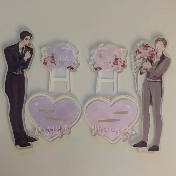 [BUNJANG] 4주 애인 Chinese Goods Acrylic Stand Bundle Set / 4주 애인 중국 굿즈 아크릴 스탠드 (일괄)