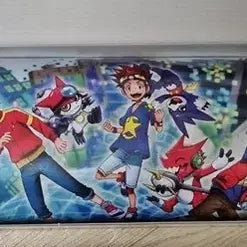 [BUNJANG] Digimon Card 25th Anniversary Playmat + Storage Box / 디지몬 카드 ) 시리즈 25주년 플레이 매트 + 스토리지 박스