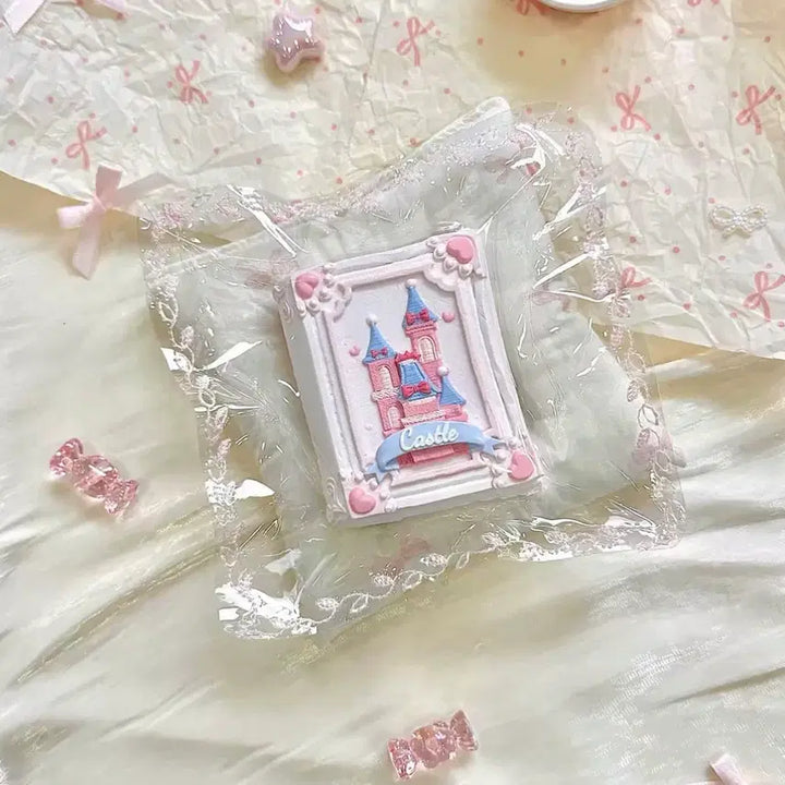 [BUNJANG] Snow Globe Castle Vase Jang Won Young Handmade Malangi / 스노우볼 성 꽃병 말랑이 장원영 말랑이 수제말랑이 슬랑이