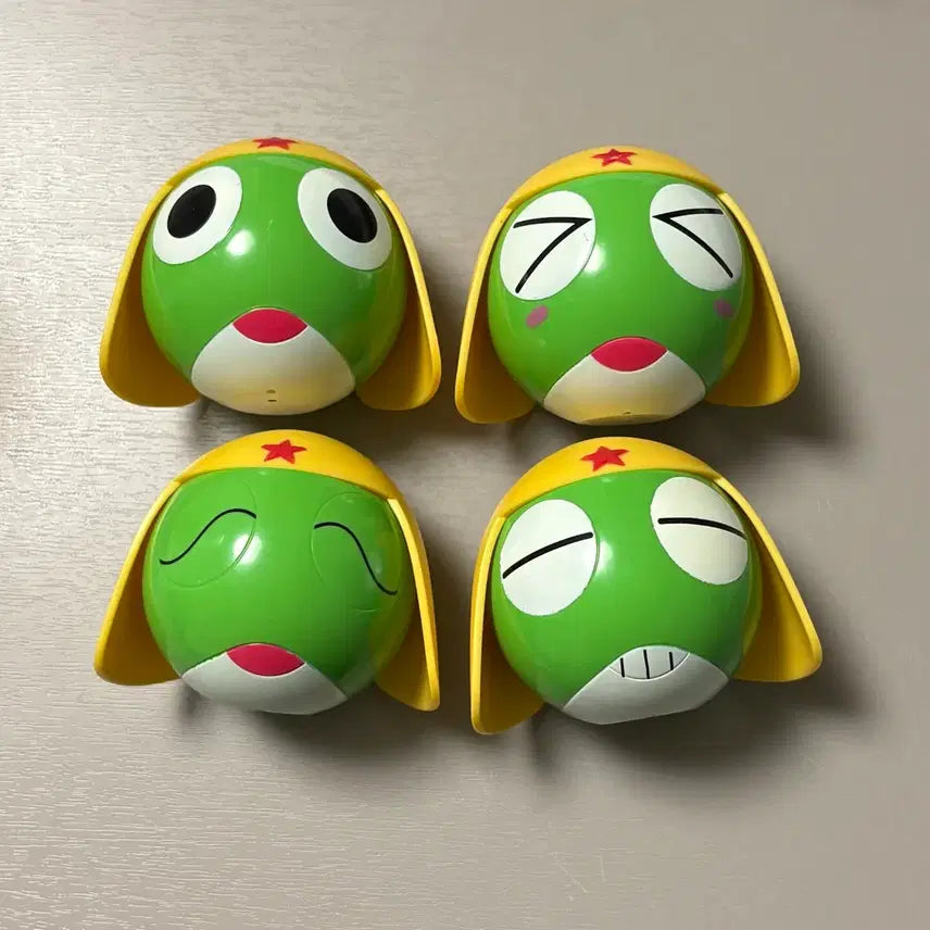 [BUNJANG] Keroro Chara Cell Head Figure Storage Box / 케로로 캬라셀 헤드 피규어 소품함 고전 얼굴