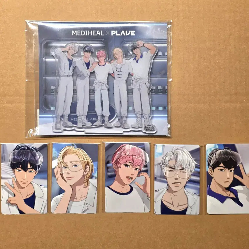 [BUNJANG] PLAVE Medihall Acrylic Stand + Photocard Set (Sealed) / PLAVE 플레이브 메디힐 아크릴스탠드+포토카드 세트