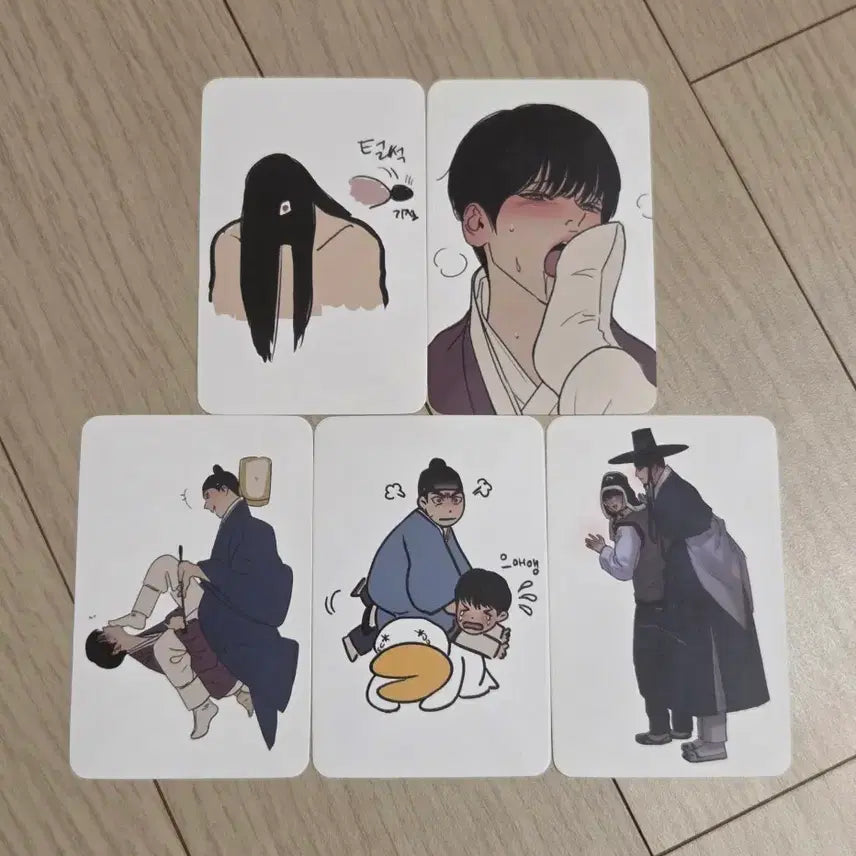 [BUNJANG] Painter of the Night 5 Photocard Bundle Set / 야화첩 포카 5종 일괄