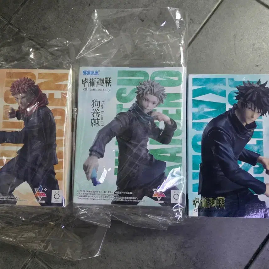[BUNJANG] Jujutsu Kaisen 5th Anniversary Luminasta Set (Megumi, Toge, Itadori) Bundle Set / (미개봉)주술회전 5주년 루미나스타 세트 메구미 토게 이타도리 일괄
