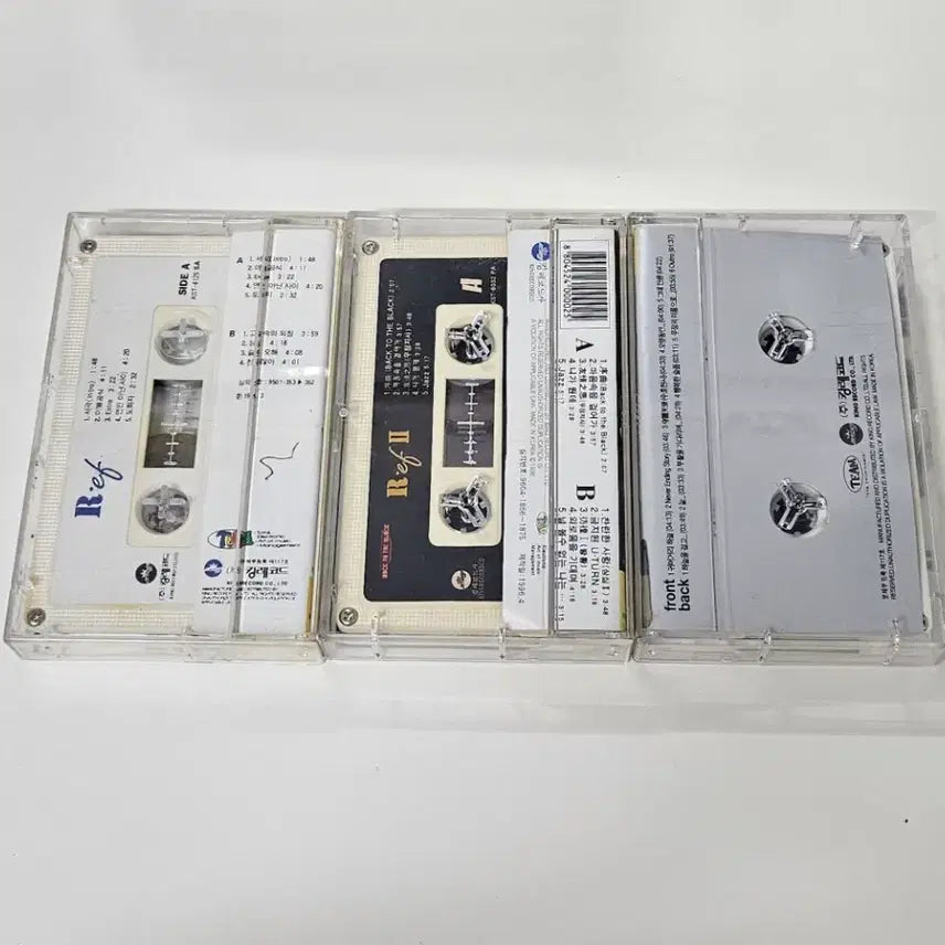 [BUNJANG] R.ef 1st, 2nd, 4th Album Tapes Bundle Set / 알이에프 (R.ef) 1집2집4집 3개일괄