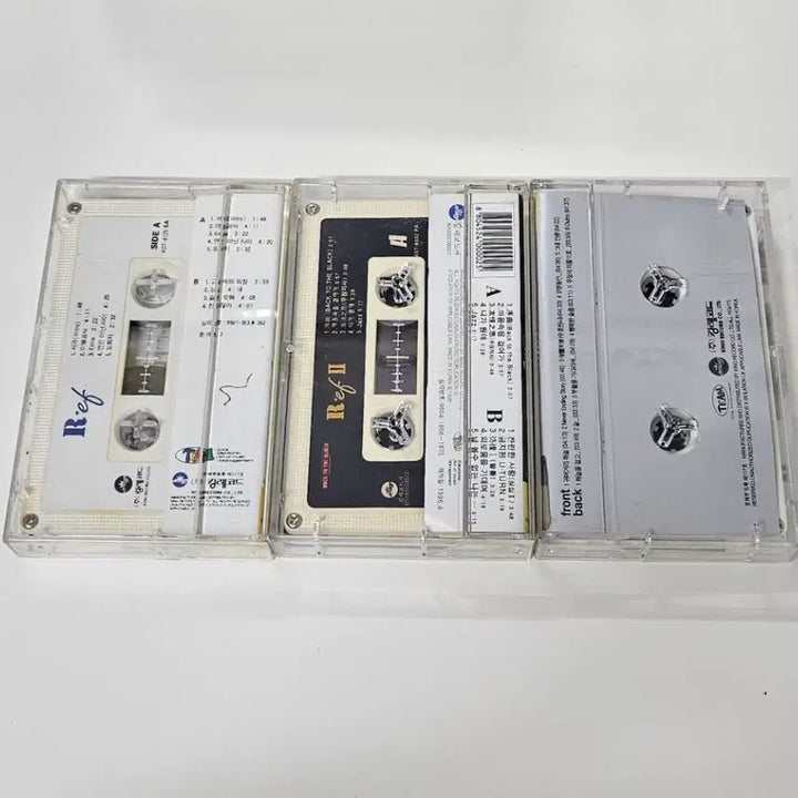 [BUNJANG] R.ef 1st, 2nd, 4th Album Tapes Bundle Set / 알이에프 (R.ef) 1집2집4집 3개일괄
