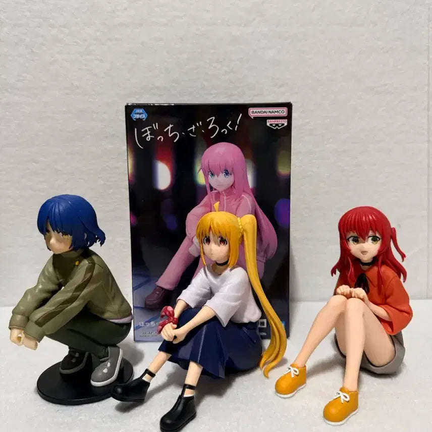 [BUNJANG] Aniplex! Bocchi the Rock! Hitori Gotoh, Nijika Ijichi, Ryo Yamada, Ikuyo Kita 4 Figure Set / 봇치더록! 봇치더락! 반다이남코 반프레스토 피규어 4종