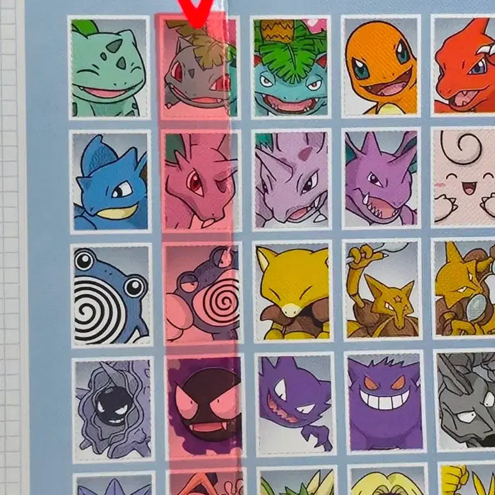 [BUNJANG] Pokemon Proof Photo Set - Series 3 - Bulbasaur Line, Nidoran, Poliwhirl, Gastly, Mr. Mime / ( 미개봉 ) 포켓몬 증명사진 3탄 이상해풀 라인 니드런 강챙이 고오스 마임맨 부산 팝업