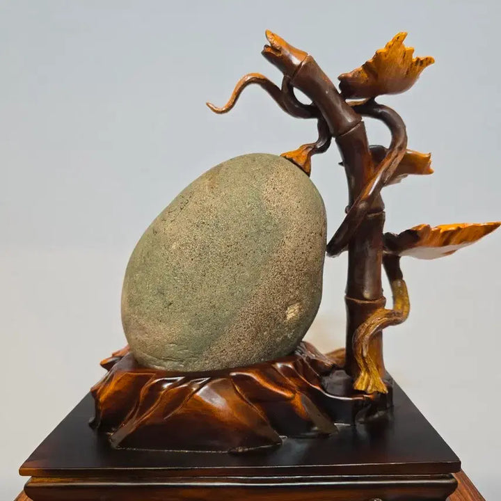 [BUNJANG] Artistic Stand Exquisite Fruit Scholar Stone / 26072712 예술 좌대가 멋진 먹음직 스러운 과일 수석 팝니다