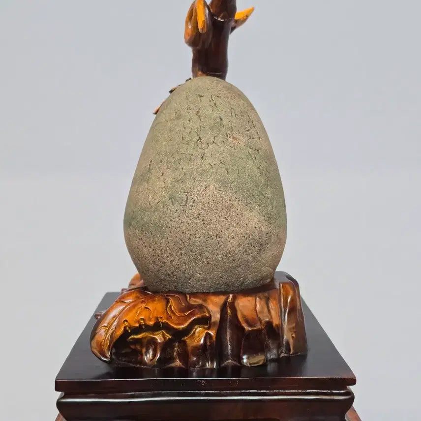 [BUNJANG] Artistic Stand Exquisite Fruit Scholar Stone / 26072712 예술 좌대가 멋진 먹음직 스러운 과일 수석 팝니다
