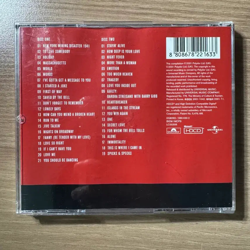 [BUNJANG] Bee Gees Greatest Hits CD / 비지스 그레이스트 히트 cd