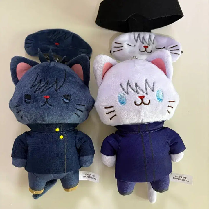 [BUNJANG] Jujutsu Kaisen Nekonui Plush Dolls (Fushiguro Megumi, Gojo Satoru) - Display Only / 주술회전 네코누이 단순전시상품 (후시구로 메구미, 고죠 사토루)