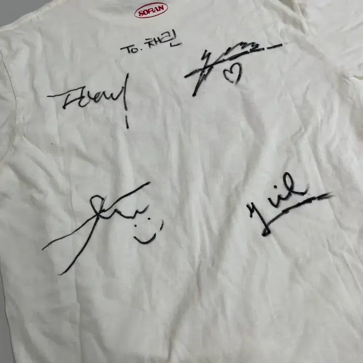 [BUNJANG] Sorane Perfect Day Autographed T-Shirt / 소란 퍼펙트데이 친필 싸인 티셔츠