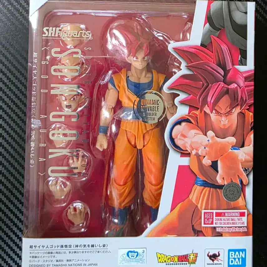 [BUNJANG] S.H.Figuarts Super Saiyan God Goku (Aura of the Gods) / shf 초사이어인 갓 손오공(신의 기를 두른 모습)
