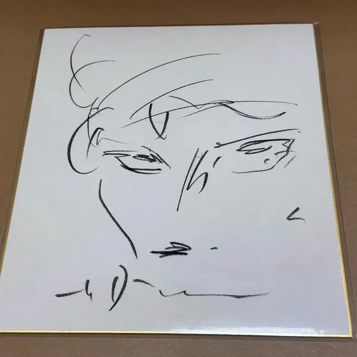 [BUNJANG] Yoshitaka Amano Final Fantasy Original Drawing Autographed / 요시타카 아마노 파이널판타지 친필 사인 싸인 드로잉 판매