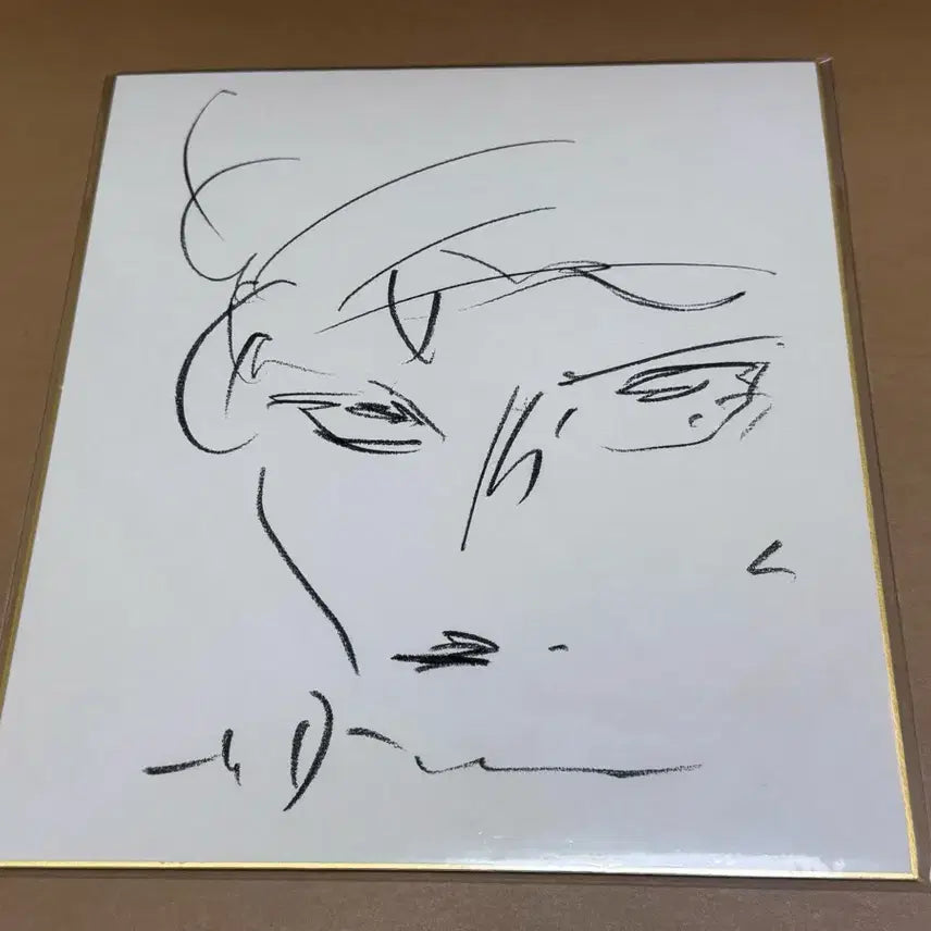 [BUNJANG] Yoshitaka Amano Final Fantasy Original Drawing Autographed / 요시타카 아마노 파이널판타지 친필 사인 싸인 드로잉 판매