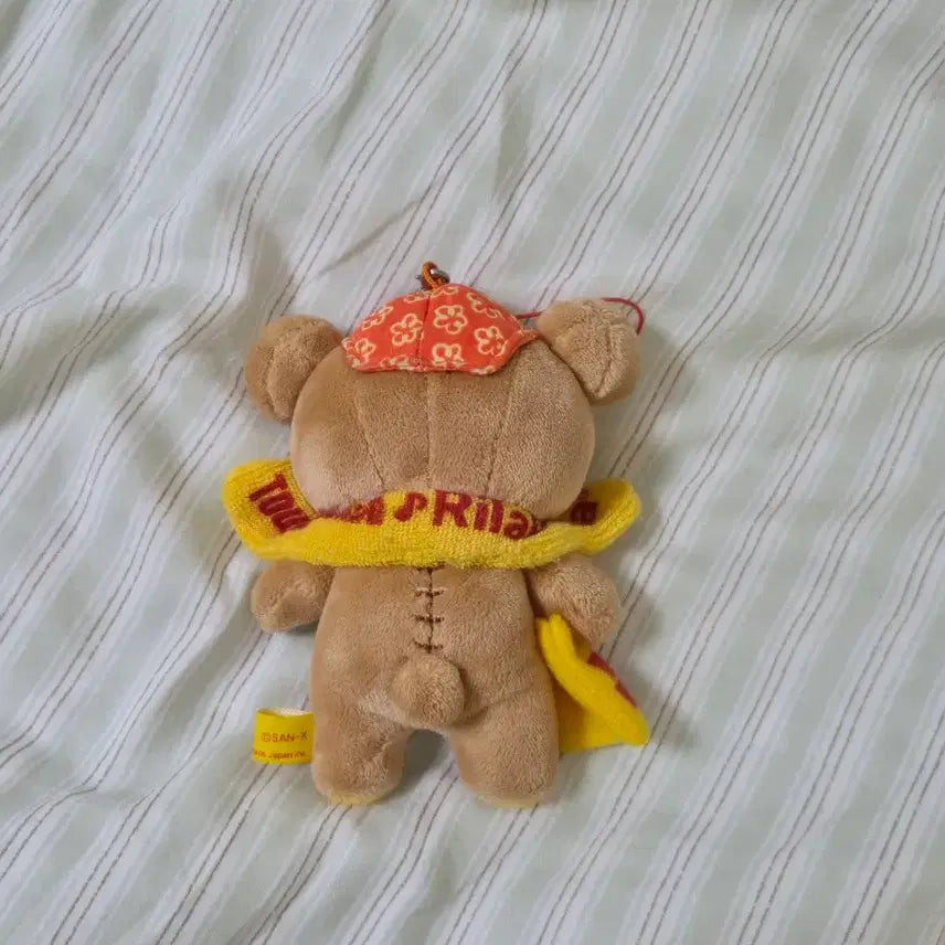 [BUNJANG] Rilakkuma Sauna Concept Doll Charm / 사우나 수건 타올 타월 리락쿠마 인형 키링 희귀 고전