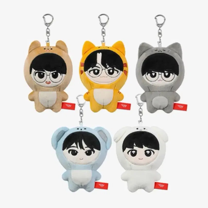 [BUNJANG] T1 Oner Tiger Plush Keychain Costume Set (Sealed) / [미개봉] 오너 인형 코스튬 미니 프렌즈 플러시 키체인 키링 호랑이 티원  T1 Oner