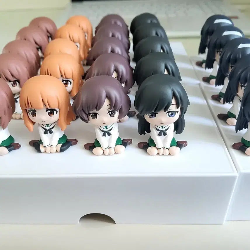 [BUNJANG] Bandai Girls und Panzer Machiboke Team Anglerfish 5-Piece Set / 반다이 걸즈앤판처 가챠폰 언제오려나 마치보우케 아귀팀5종세트