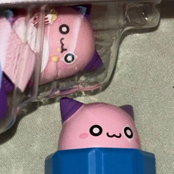 [BUNJANG] MapleStory Pink Bean Keycap Keychain + Pink Bean Action Ballpoint Pen Set / (2종세트) 메이플스토리 핑크빈 키캡 키링 + 핑크빈 볼펜 액션볼펜 에오스