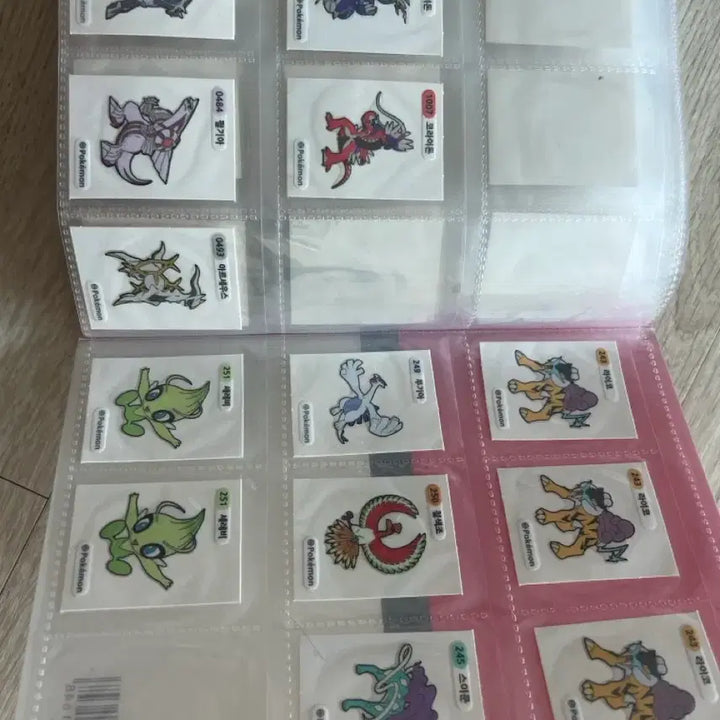 [BUNJANG] Pokémon Stickers (251 Included, Approx. 165 Varieties) / 띠부씰 251번까지 165종 세레비 칠색조 루기아 등등