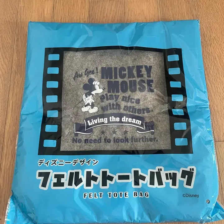 [BUNJANG] Disney Mickey Mouse Felt Tote Bag / 미개봉)디즈니 미키마우스 펠트 토트백